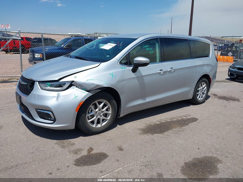 2023 Chrysler Pacifica, Left Rear, IAAI, VIN 2C4RC1BG6PR616218 — photo 2
