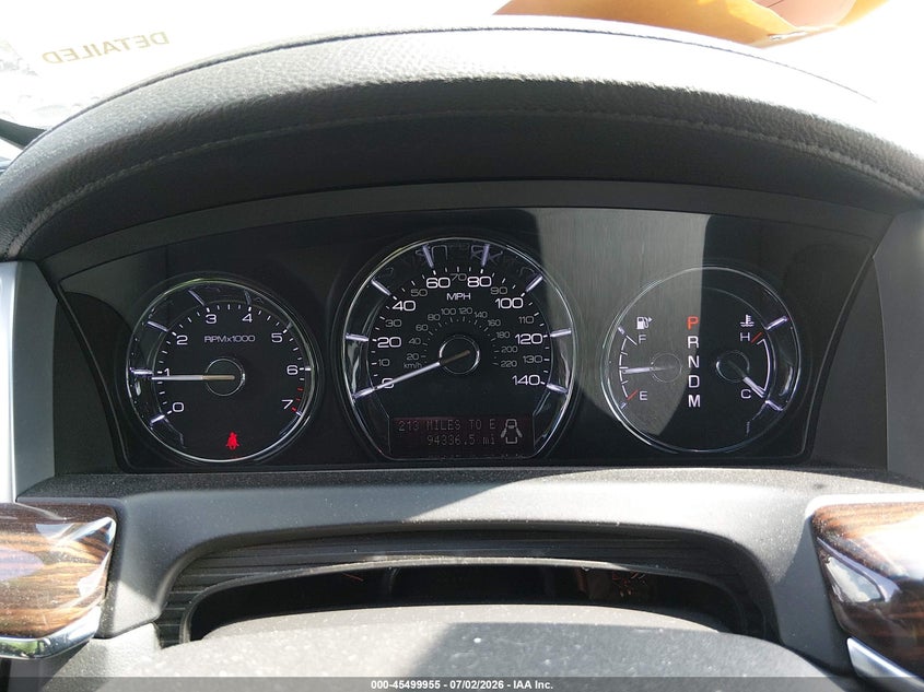 2011 LINCOLN MKS auction photo 7