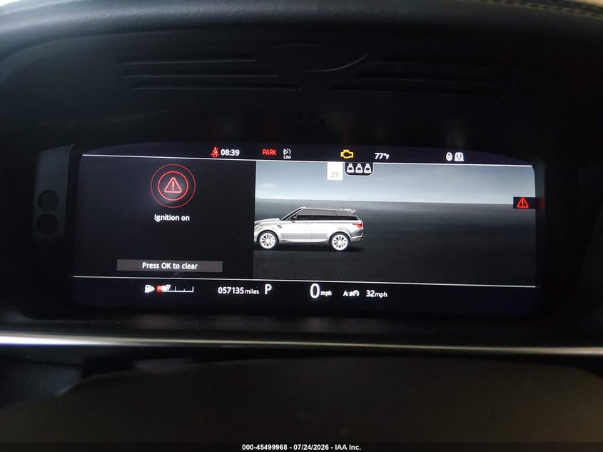 2019 LAND ROVER RANGE ROVER SPORT auction photo 7