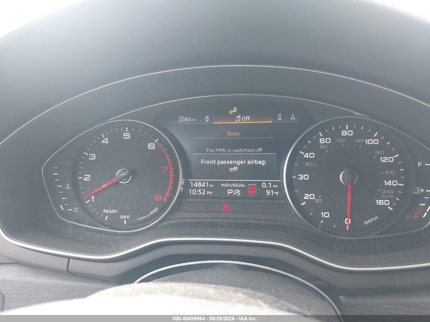 2024 Audi A5 Sportback Premium 45 Tfsi S Line Quattro S Tronic VIN: WAUDACF57RA116707 Lot: 45499994