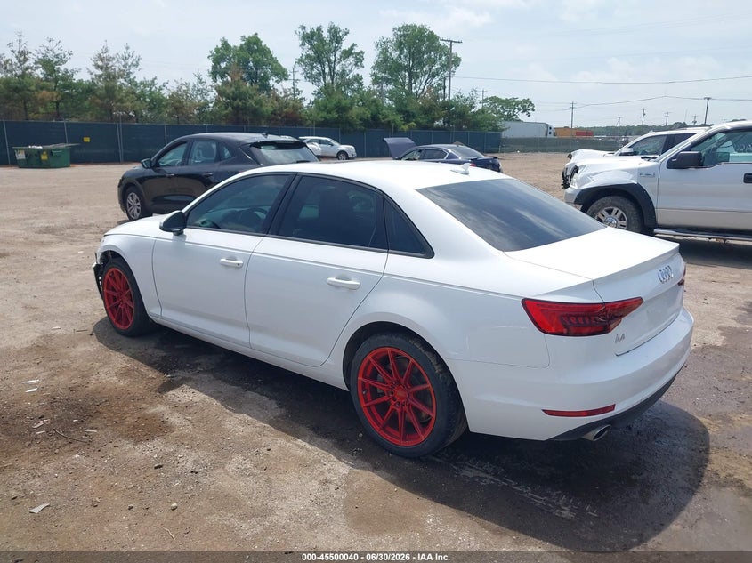2017 AUDI A4 auction photo 3