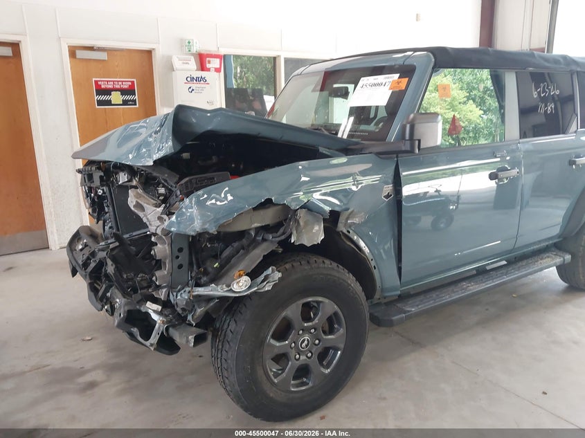 2023 Ford Bronco Big Bend/Black Diamond/Outer Banks VIN: 1FMEE5BP6PLA99376 Lot: 45500047