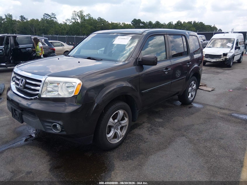 2012 HONDA PILOT auction photo 2
