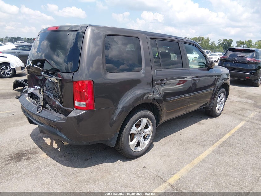 2012 HONDA PILOT auction photo 4