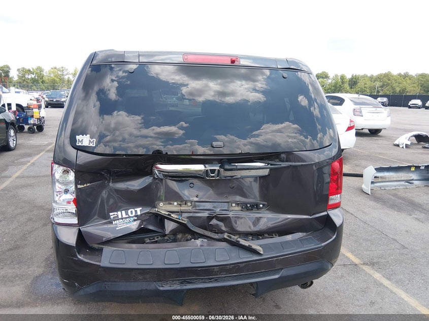 2012 HONDA PILOT auction photo 6