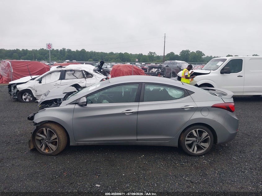 HYUNDAI ELANTRA 2015 VIN KMHDH4AE0FU453706