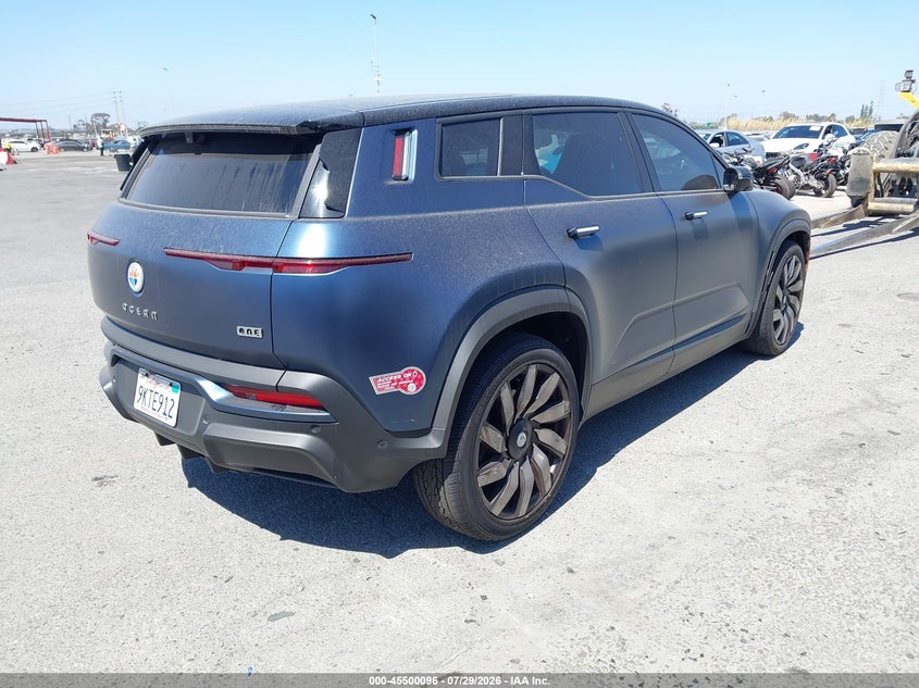 Vin: vcf1zbu21pg003265, lot: 45998313, fisker ocean one 20234