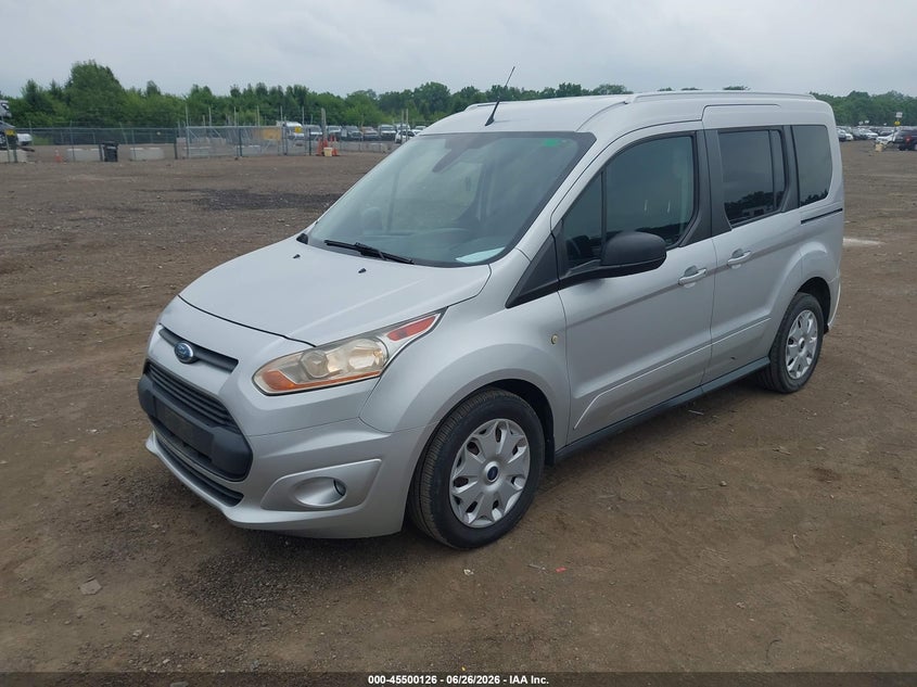 Vin: nm0ae8f72h1324434, lot: 45998342, ford transit connect xlt 20172