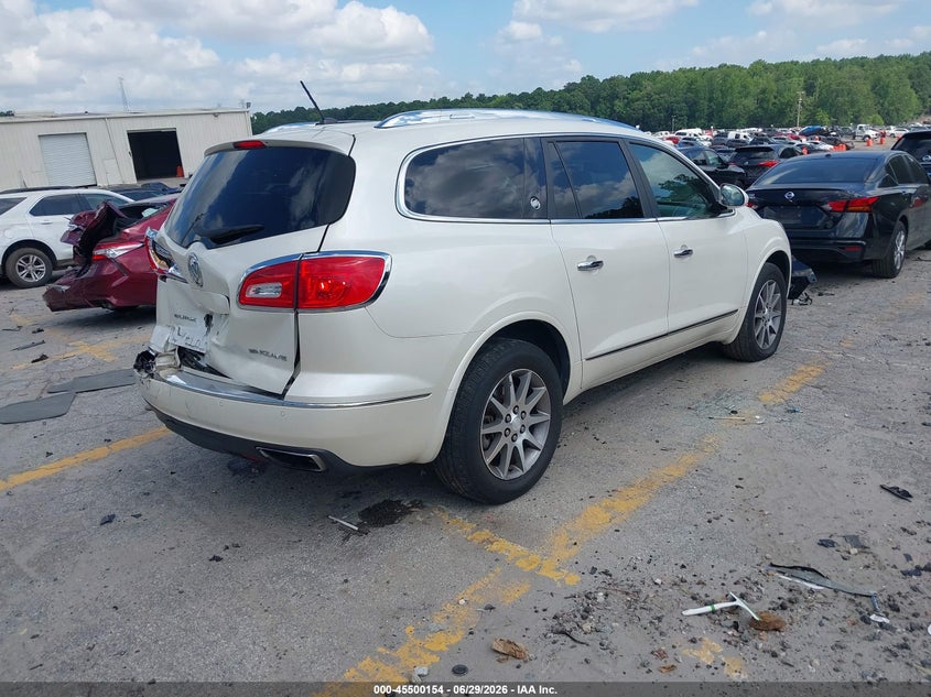 Vin: 5gakrbkd6fj182401, lot: 45998370, buick enclave leather 20154