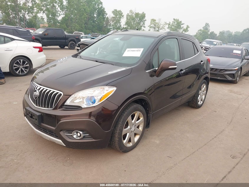 Vin: kl4cjfsb2fb269457, lot: 45998405, buick encore convenience 20152