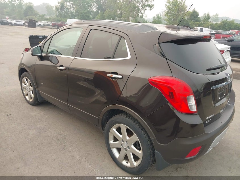 Vin: kl4cjfsb2fb269457, lot: 45998405, buick encore convenience 20153