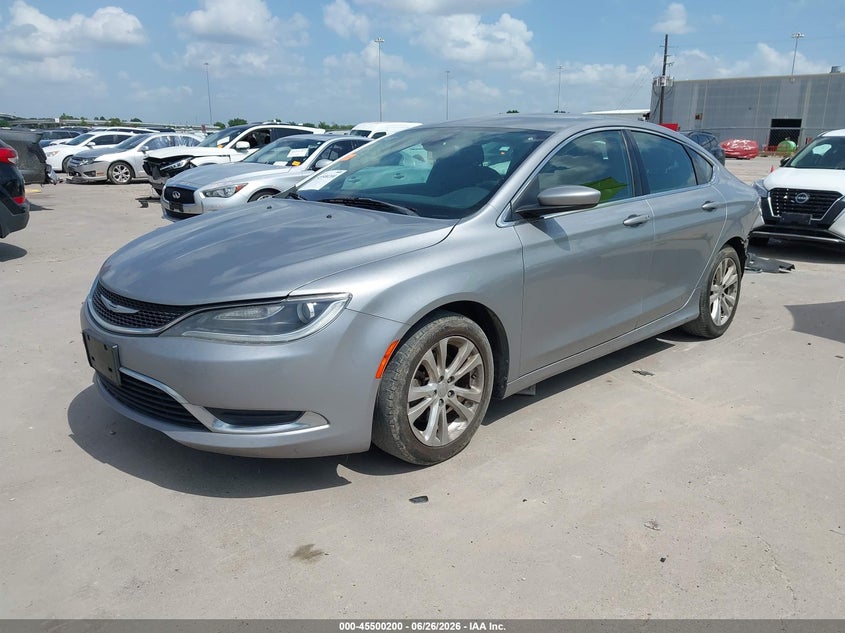 Vin: 1c3cccab7gn137153, lot: 45998416, chrysler 200 limited 20162