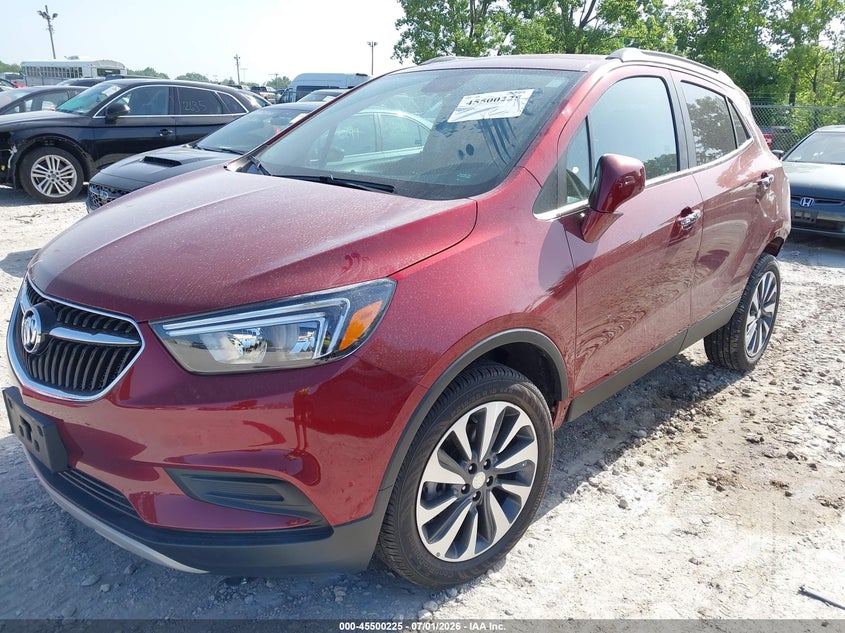 Vin: kl4cjesm1nb554063, lot: 45998441, buick encore awd preferred 20222