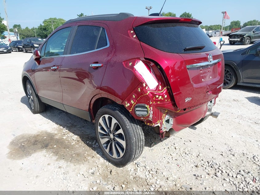 Vin: kl4cjesm1nb554063, lot: 45998441, buick encore awd preferred 20223