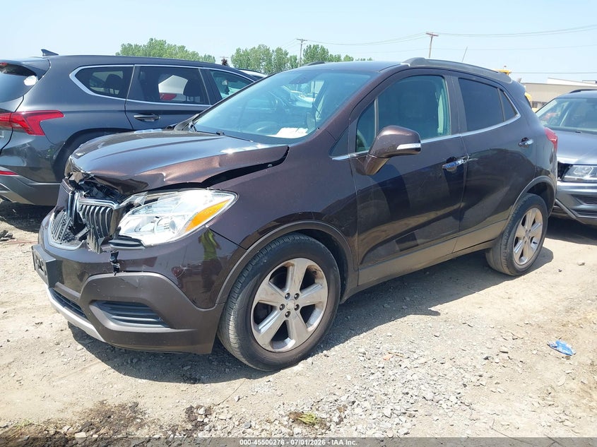 Vin: kl4cjasbxgb660456, lot: 45998492, buick encore 20162