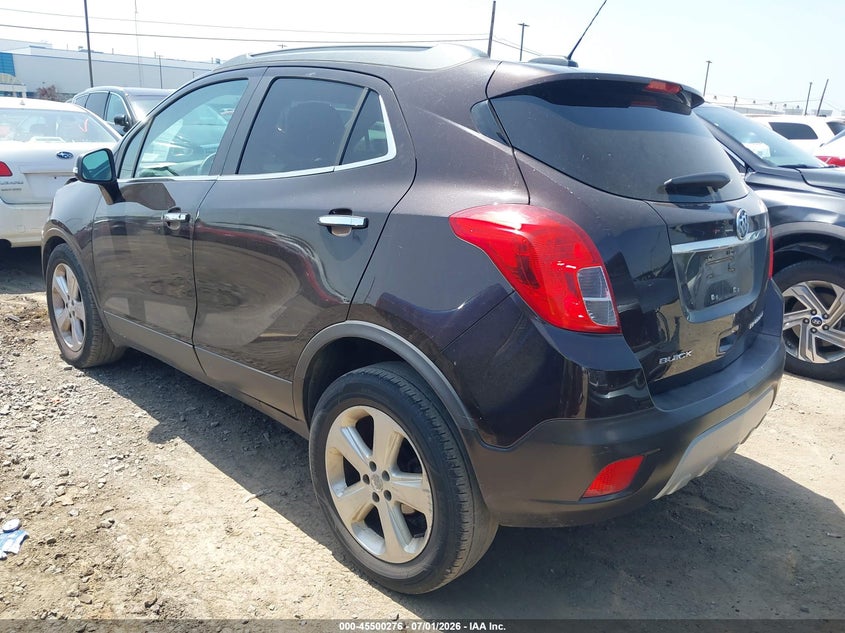 Vin: kl4cjasbxgb660456, lot: 45998492, buick encore 20163