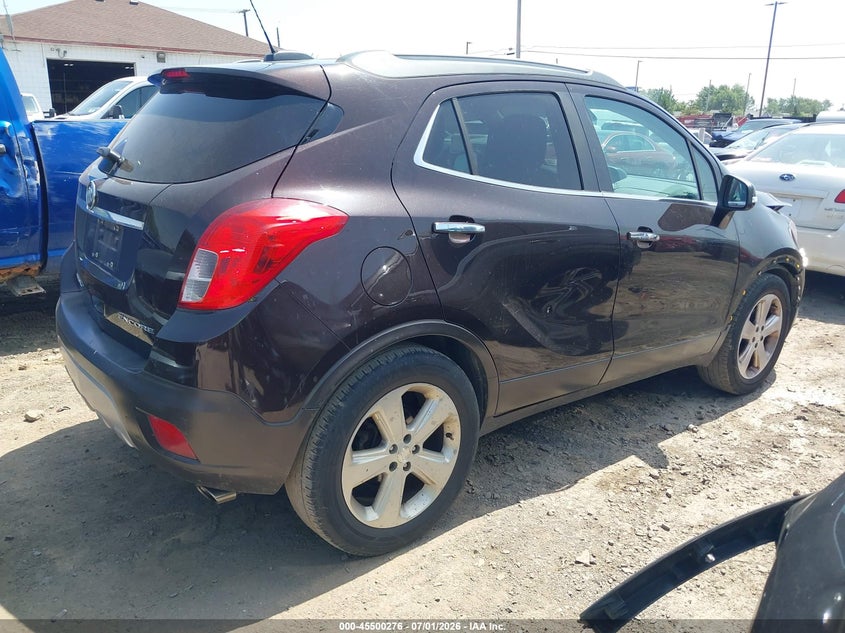 Vin: kl4cjasbxgb660456, lot: 45998492, buick encore 20164