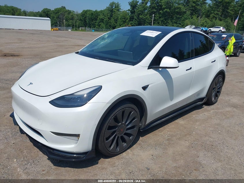 2022 TESLA MODEL Y auction photo 2