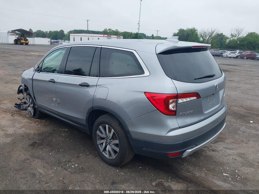 Vin: 5fnyf6h50lb026382, lot: 45998532, honda pilot awd ex-l 20203