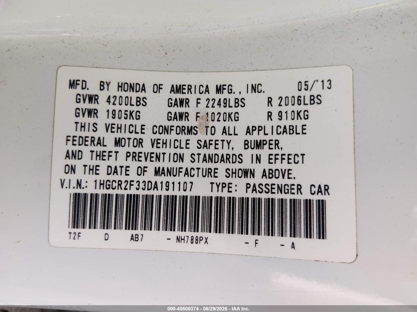 AtlanticExpress - Honda Accord