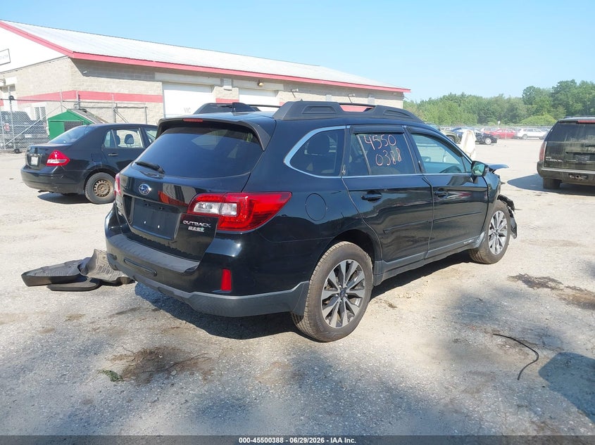 Vin: 4s4bsalc1g3311035, lot: 45998604, subaru outback 2.5i limited 20164