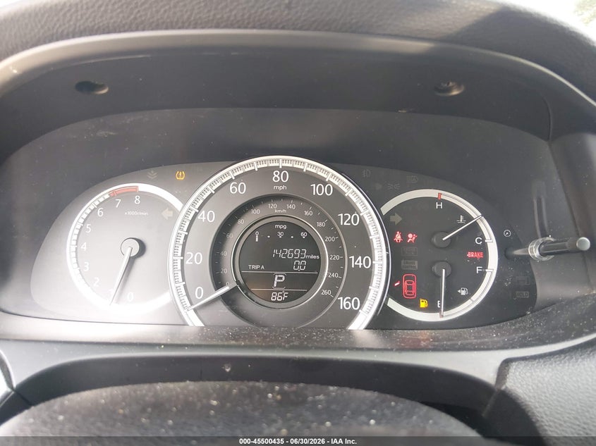 2014 HONDA ACCORD auction photo 7