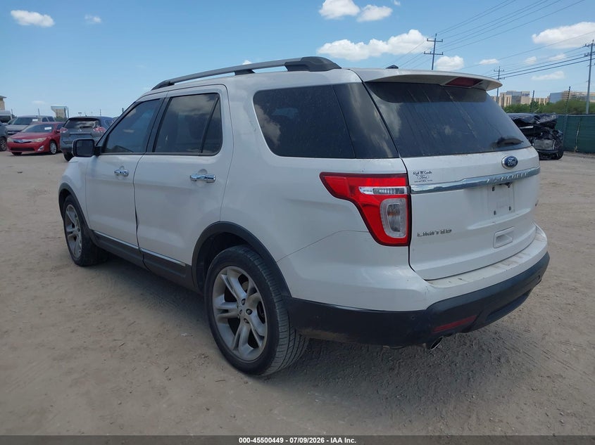 Vin: 1fm5k7f85dga74934, lot: 45998665, ford explorer limited 20133