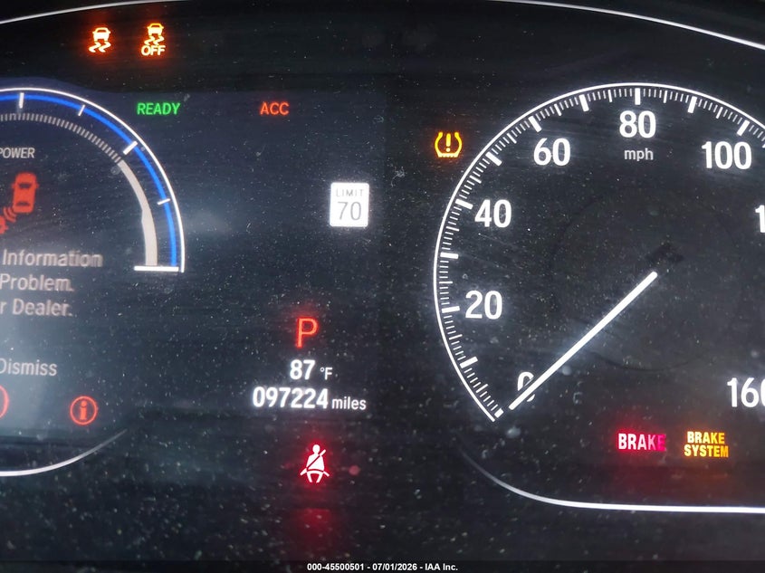 2021 Honda Insight Ex VIN: 19XZE4F57ME005387 Lot: 45500501