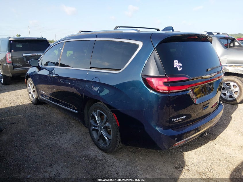 Vin: 2c4rc1pg0nr143082, lot: 45998814, chrysler pacifica pinnacle 20223