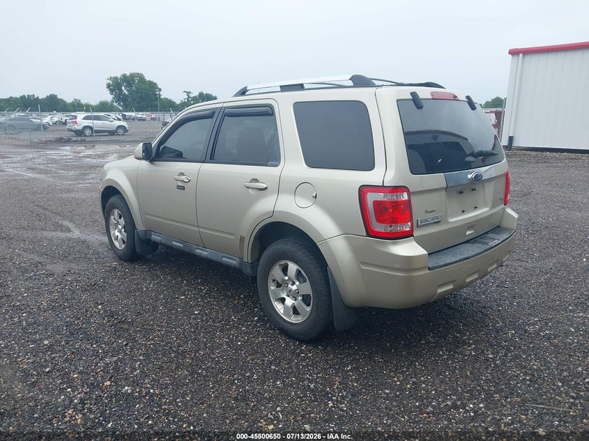Vin: 1fmcu0eg9cka93080, lot: 45998866, ford escape limited 20123
