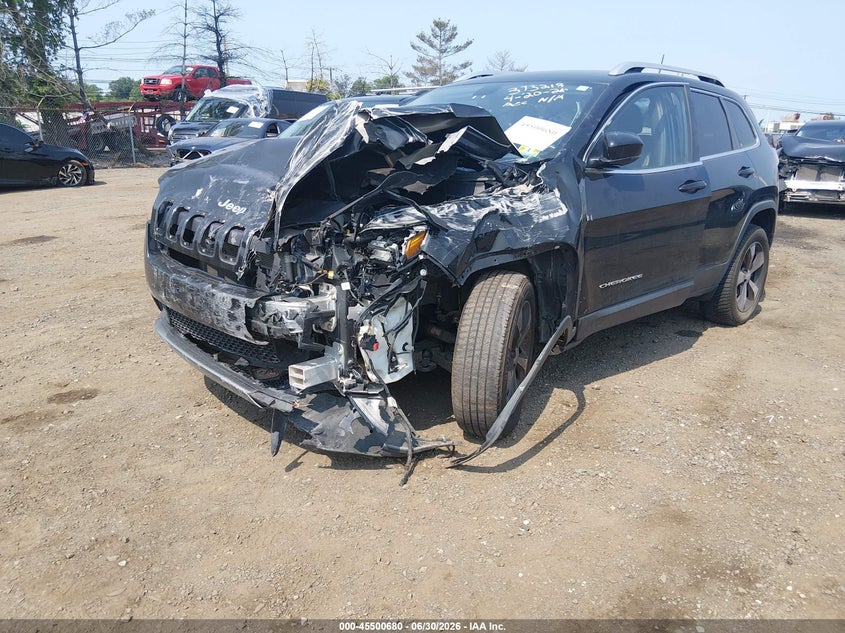 2019 Jeep Cherokee, Front End, IAAI, VIN 1C4PJMDX7KD413250 — photo 2