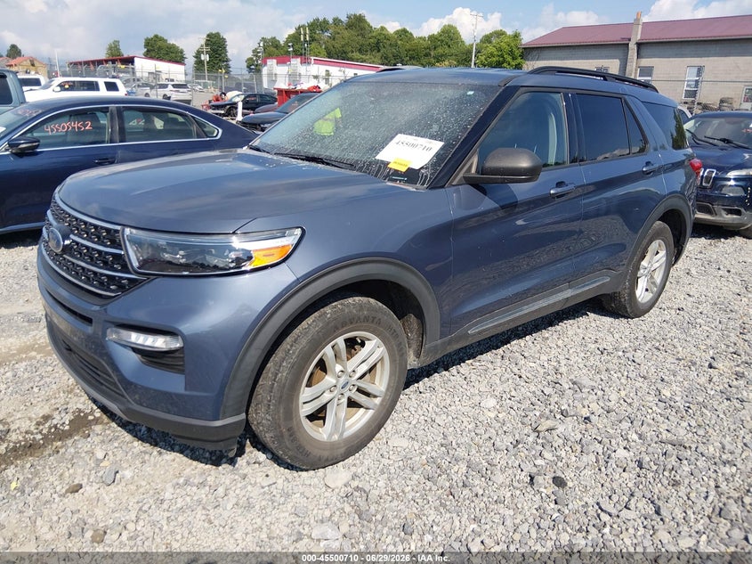 2021 Ford Explorer, Удар сзади, IAAI, VIN 1FMSK8DH0MGB41631 — фото 2