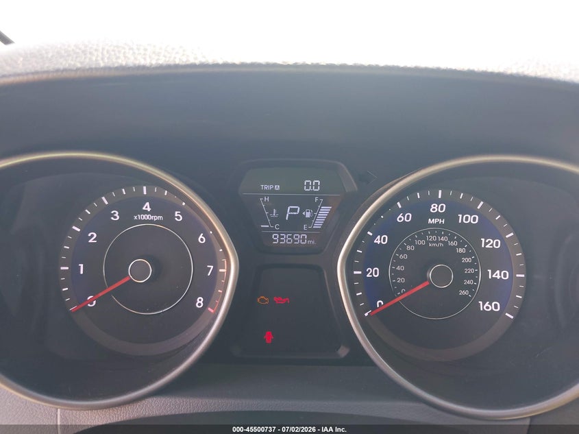 2014 HYUNDAI ELANTRA auction photo 7