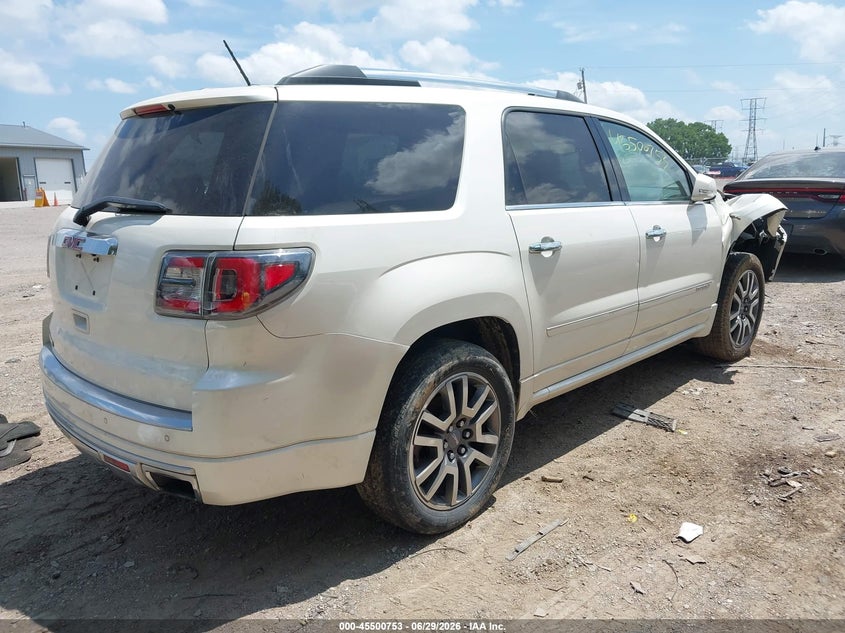 Vin: 1gkkrtkd2dj205937, lot: 45998969, gmc acadia denali 20134