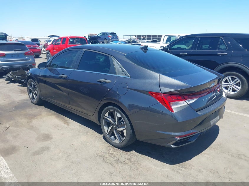 2021 HYUNDAI ELANTRA auction photo 3