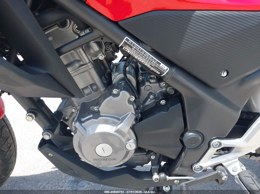 2015 Honda Cb300 F VIN: MLHNC5214F5101082 Lot: 45500793
