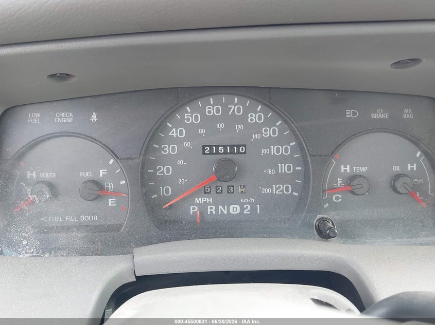 2001 Mercury Grand Marquis Ls VIN: 2MEFM75W81X658610 Lot: 45500831