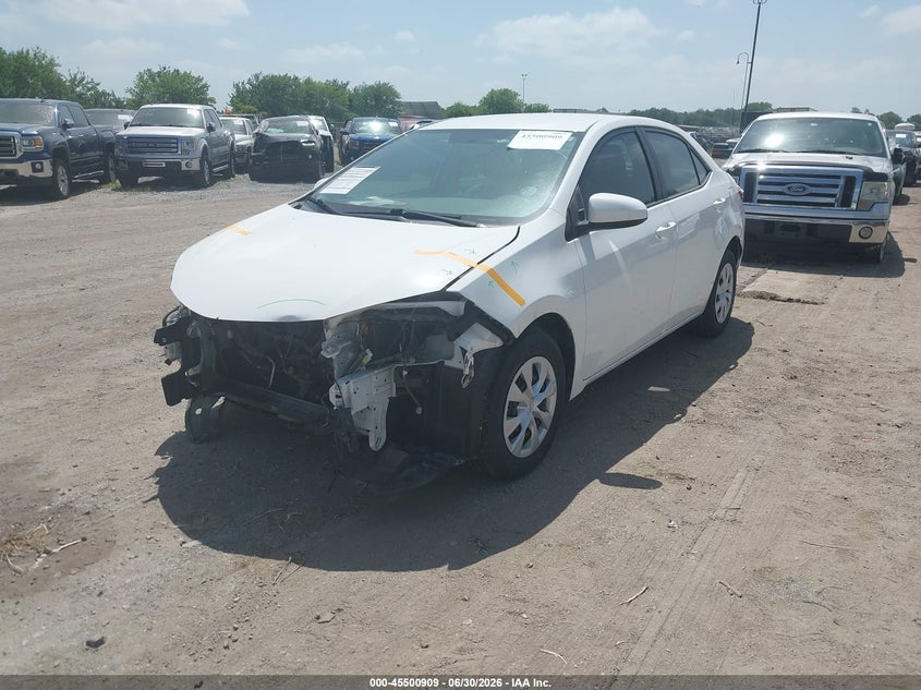 2015 Toyota Corolla, Удар спереди, IAAI, VIN 2T1BURHE9FC472150 — фото 2