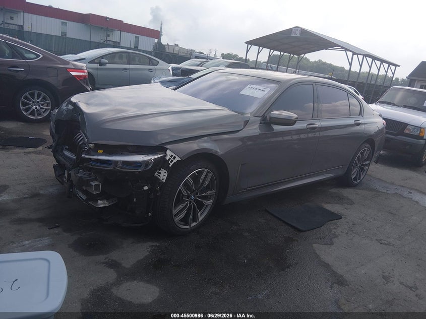 Vin: wba7u6c02lbm63023, lot: 45999202, bmw m760i xdrive 20202