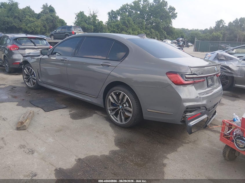 Vin: wba7u6c02lbm63023, lot: 45999202, bmw m760i xdrive 20203