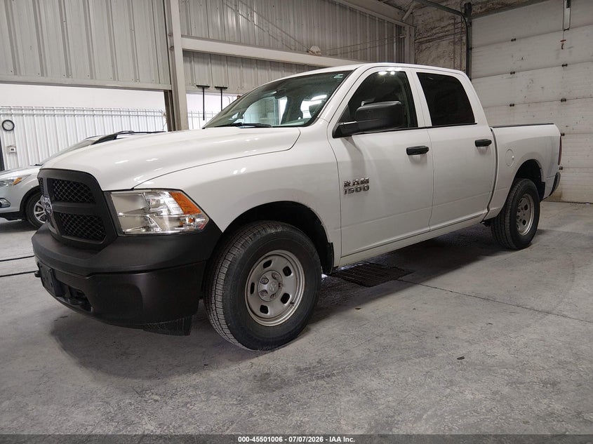 Vin: 1c6rr7kg3js300497, lot: 45999222, ram 1500 tradesman  4x4 5'7 box 20182