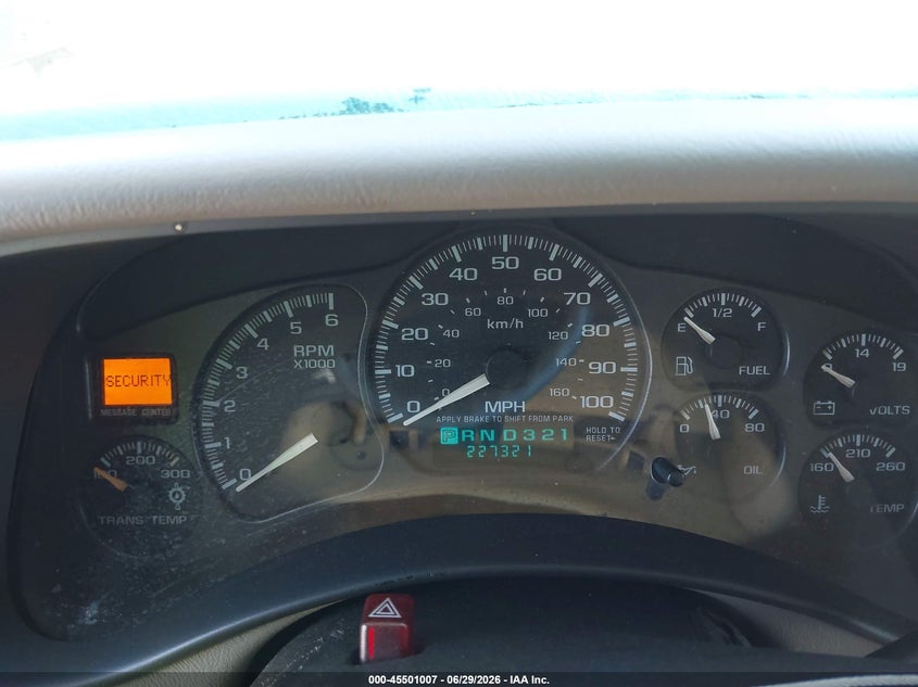 2002 GMC YUKON SPORT UTILITY VEHICLE 8.1L V-8 340HP