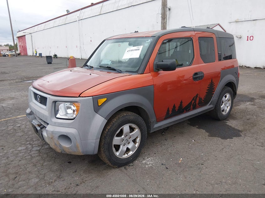 2005 Honda Element, Удар спереди, IAAI, VIN 5J6YH28615L012433 — фото 2