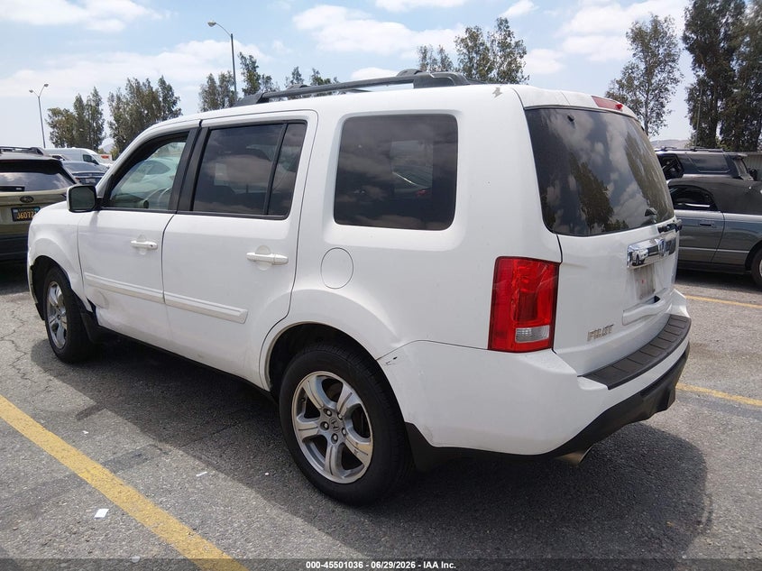 Vin: 5fnyf3h59eb025894, lot: 45999252, honda pilot ex-l 20143