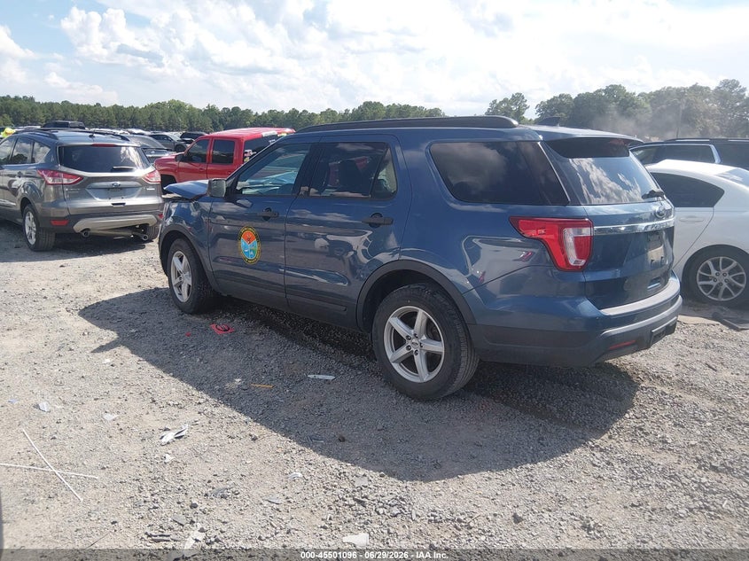 Vin: 1fm5k7b80kga92518, lot: 45999312, ford explorer 20193