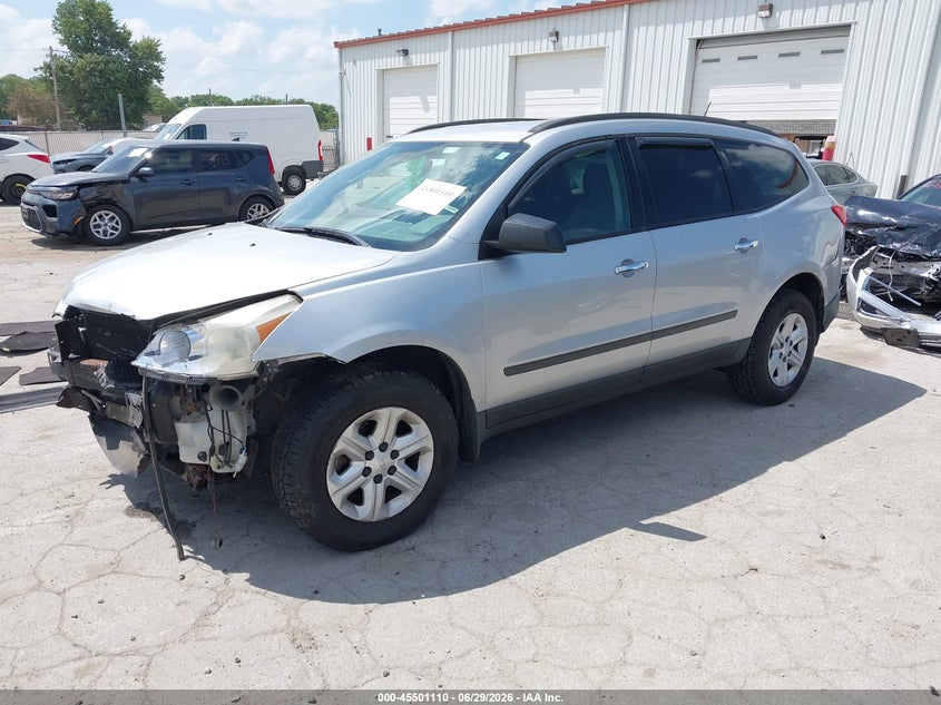 Vin: 1gnkrfed0cj403284, lot: 45999326, chevrolet traverse ls 20122