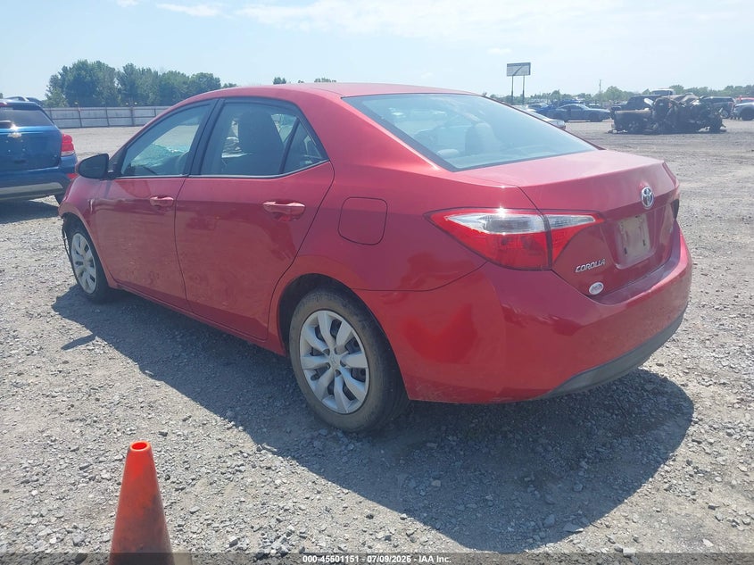 2014 TOYOTA COROLLA auction photo 3