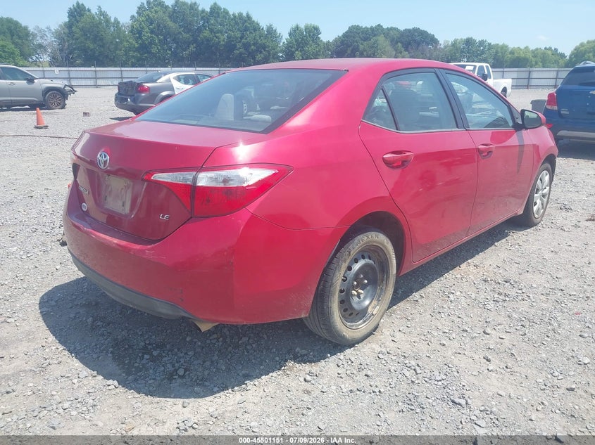 2014 TOYOTA COROLLA auction photo 4