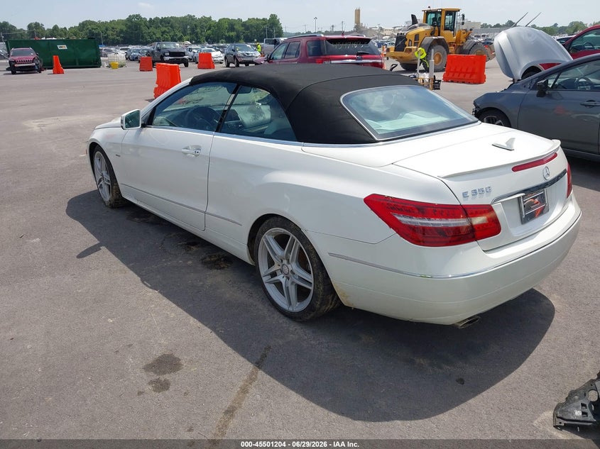 2012 MERCEDES-BENZ E-KLASSE CABRIO 3.5L V-6 DI, DOHC, VVT, 302HP