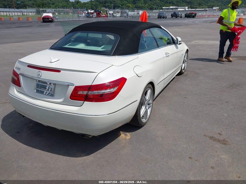 2012 MERCEDES-BENZ E-KLASSE CABRIO 3.5L V-6 DI, DOHC, VVT, 302HP
